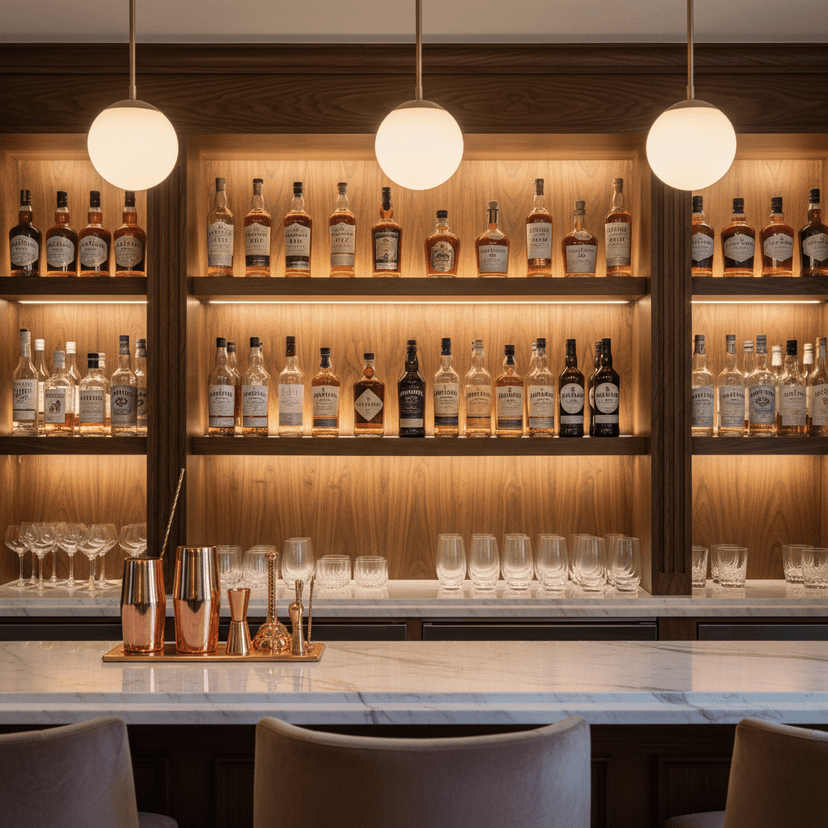 Aménager un Bar Maison : Guide pour Créer votre Cave à Spiritueux